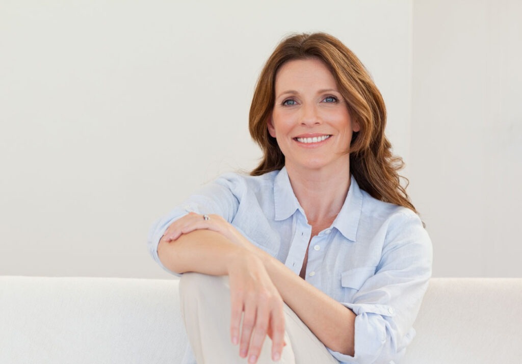Smiling mature woman